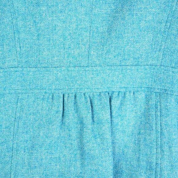 Talbots Blazer Women's Wool Long Sleeve Lined Jacket Blue Teal Size 8 - Picture 5 of 9